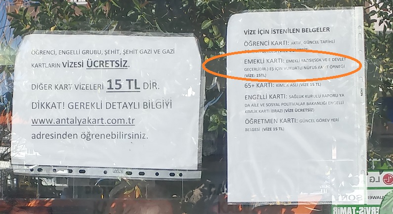 Antalya Büyükşehir Belediyesi'nden Yaşlıya Ve Emekliye Zül.