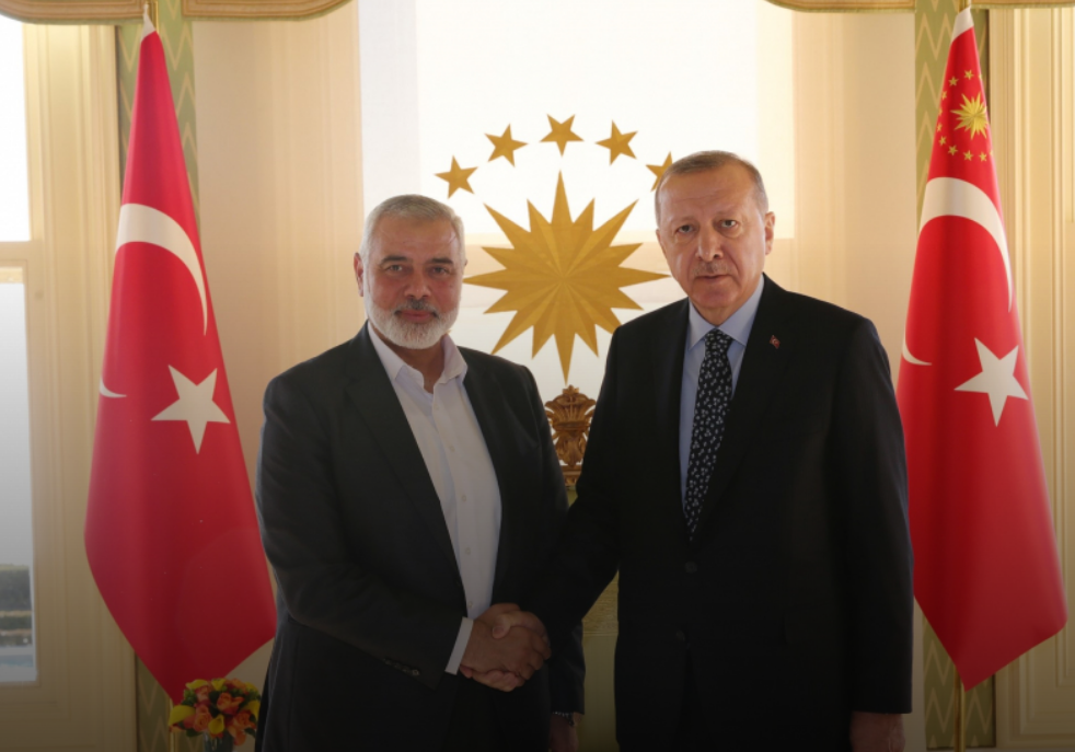 Cumhurbaşkanı Erdoğan’dan Hamas Siyasi Büro Başkanı Heniyye’ye başsağlığı telefonu