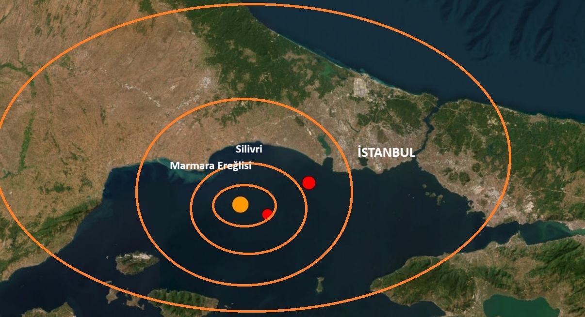 Marmara Ereğlisi'nin 21 km Güneydoğusunda 6.2 Kuvvetinde Deprem
