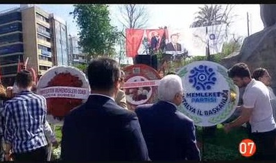 23 Nisan Ulusal Egemenlik ve Çocuk Bayramı Çelenk Koyma Merasimi