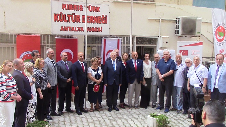 KIBRIS TÜRK KÜLTÜR DERNEĞİ ANTALYA ŞUBESİ, KKTC CUMHURİYET MECLİS BAŞKANI TARAFINDAN ZİYARET EDİLDİ!..