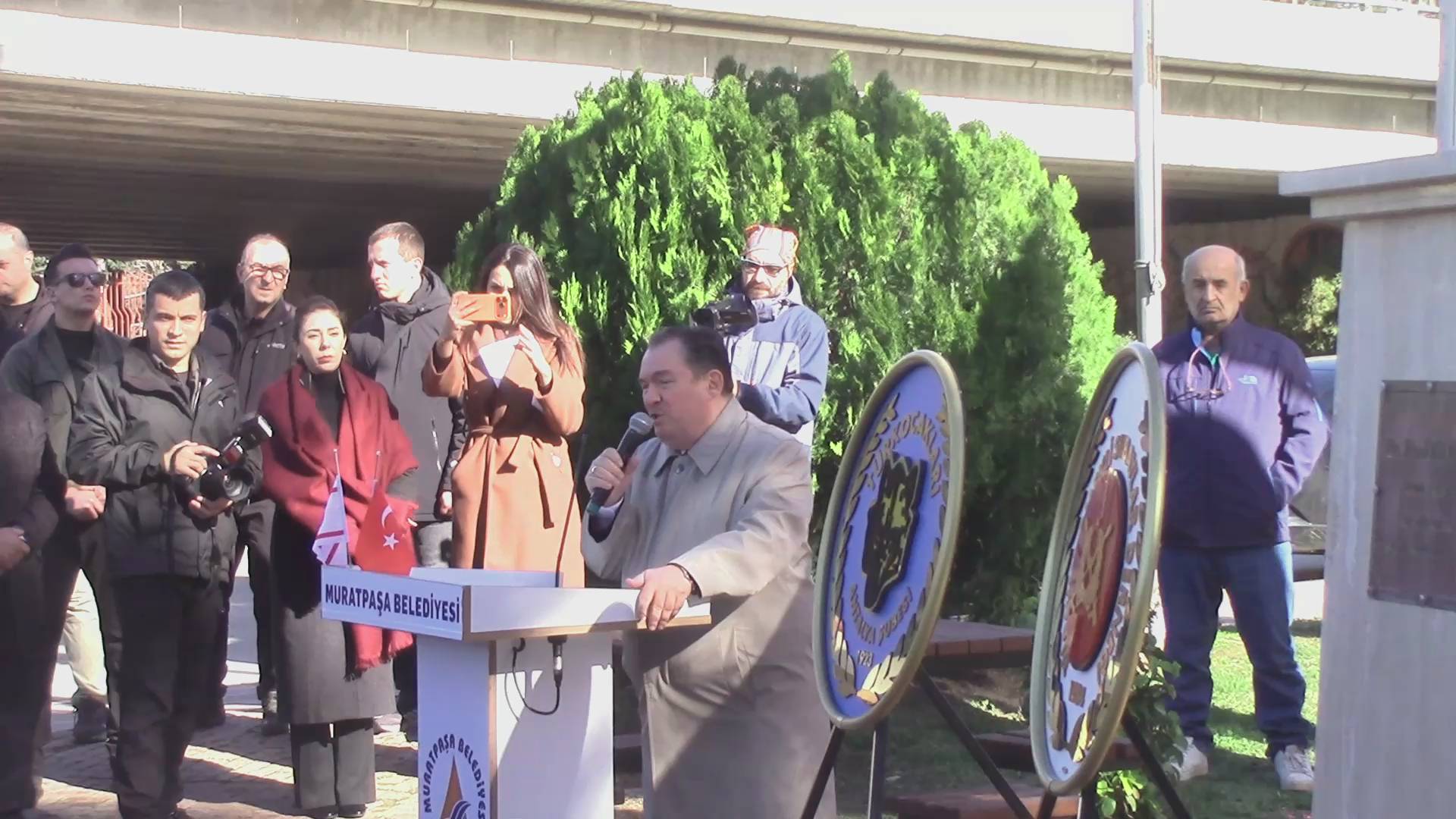 Rauf R. Denktaş ve Dr. Fazıl Küçük' ün  ölüm yıl dönümlerini anma töreni