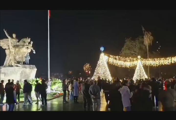 Antalya 2026 yılbaşı video görüntüleri