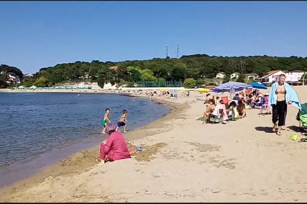 Ekim ayında Kocaeli'nin  Kumcağız  plajından görüntüler.